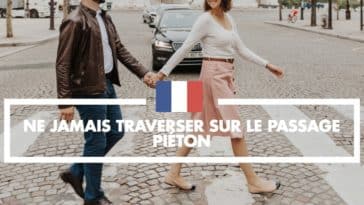 habitude française traverser passage piéton paris