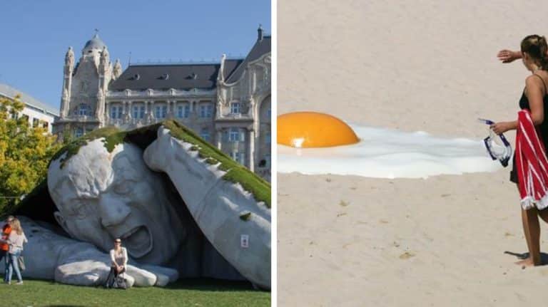 œuvres art insolites à travers le monde