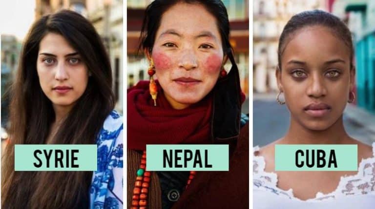 plus belles femmes à travers le monde