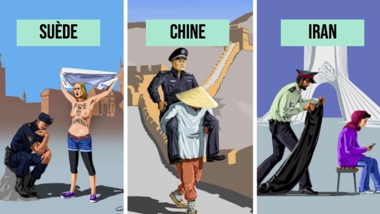 dessins police humour pays monde