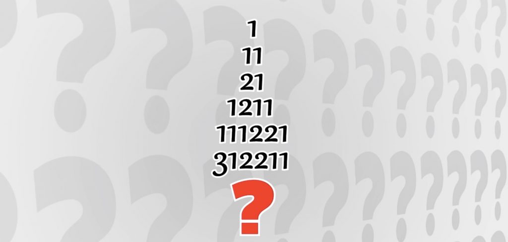 Suite Logique 1 11 21 1211 111221