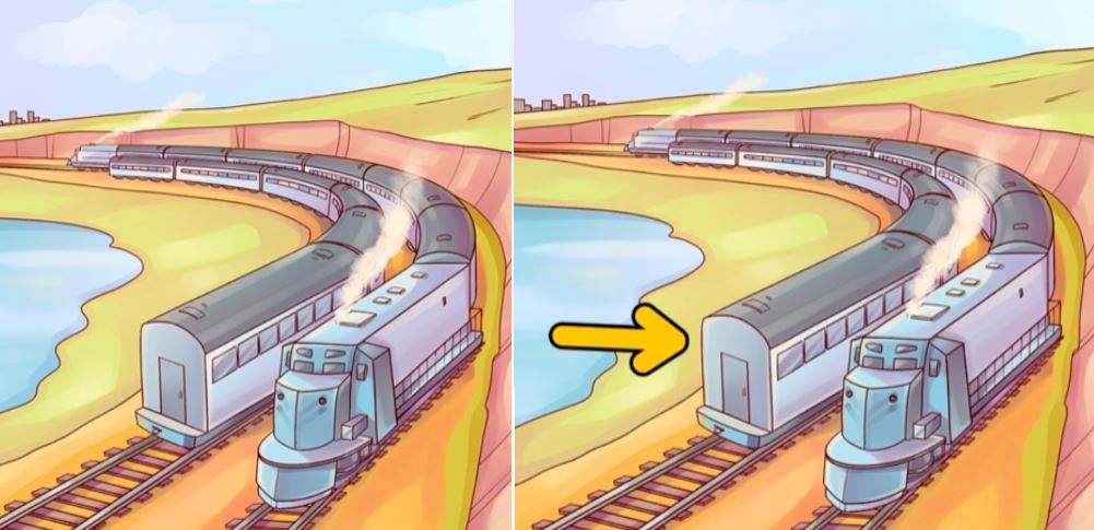 dessins pièges train