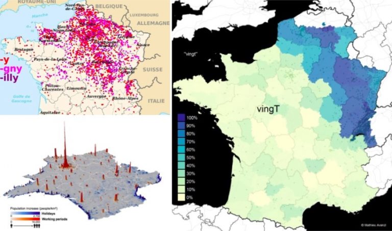 cartes de France différentes