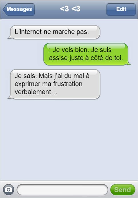 textos de couple smartphone écran