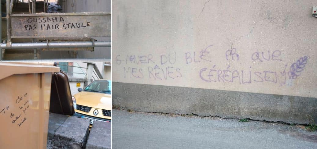 tags et graffitis drôles murs rue