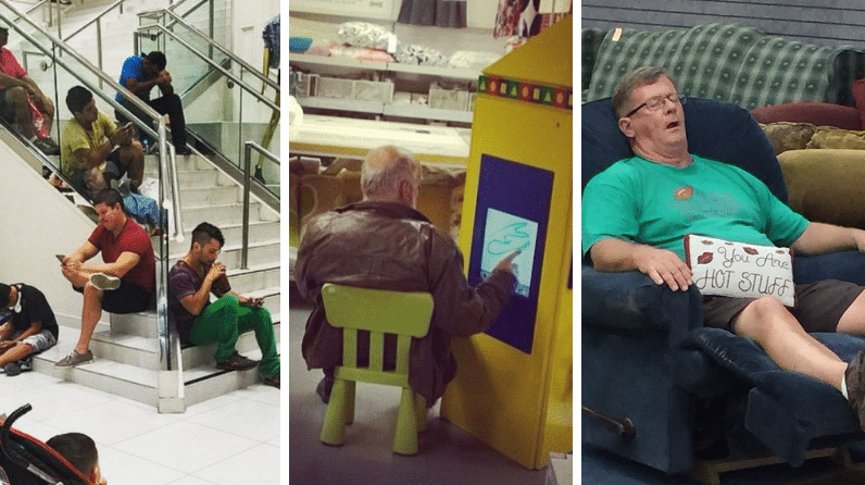 les hommes et le shopping