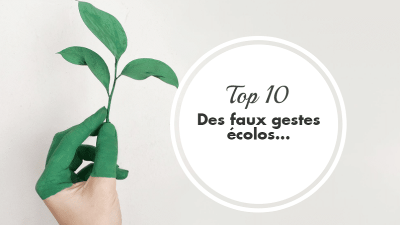 gestes écologiques