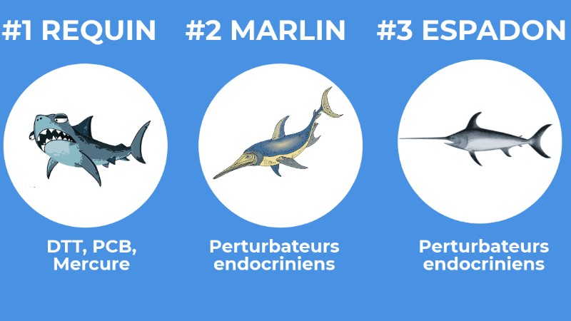 poissons les plus pollués