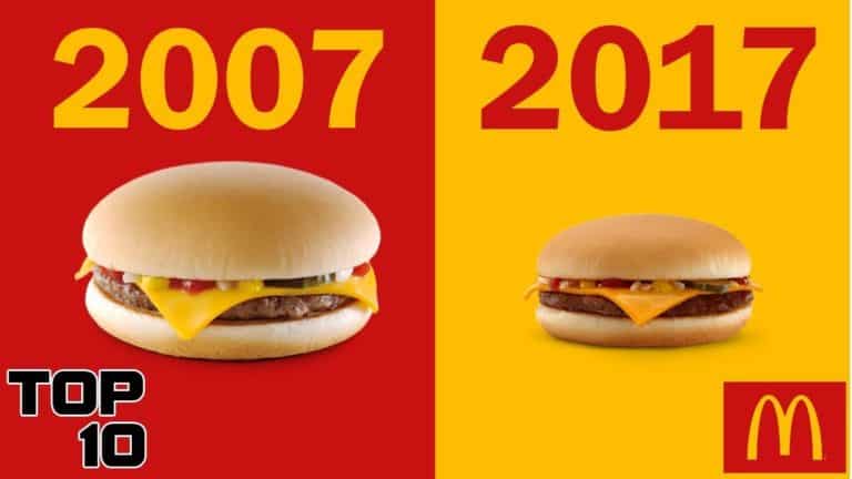 Mcdonald's avant après burger