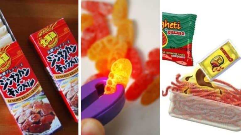 bonbons étranges sucreries