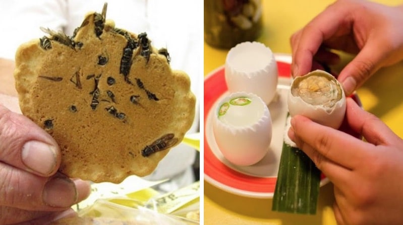 plats surprenants et étranges