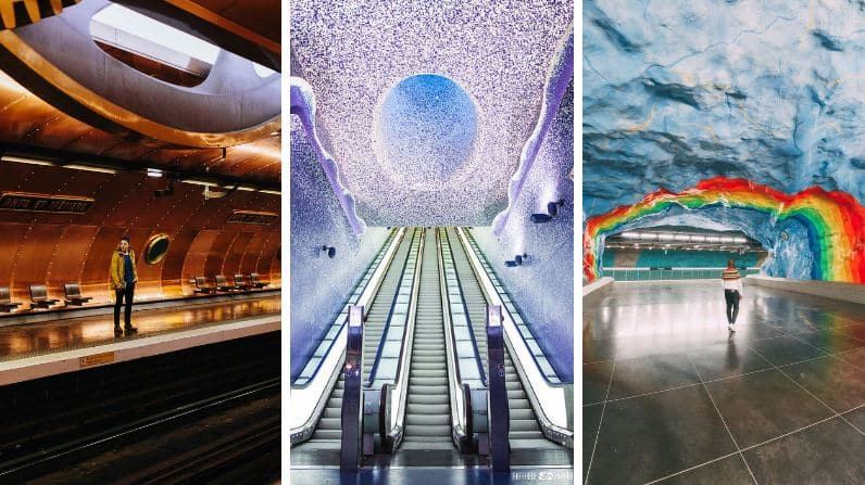 stations de métro décorées