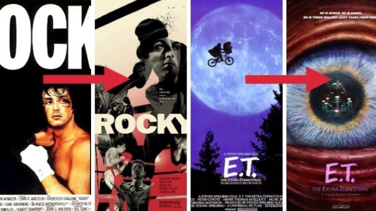 affiches de films revisitees