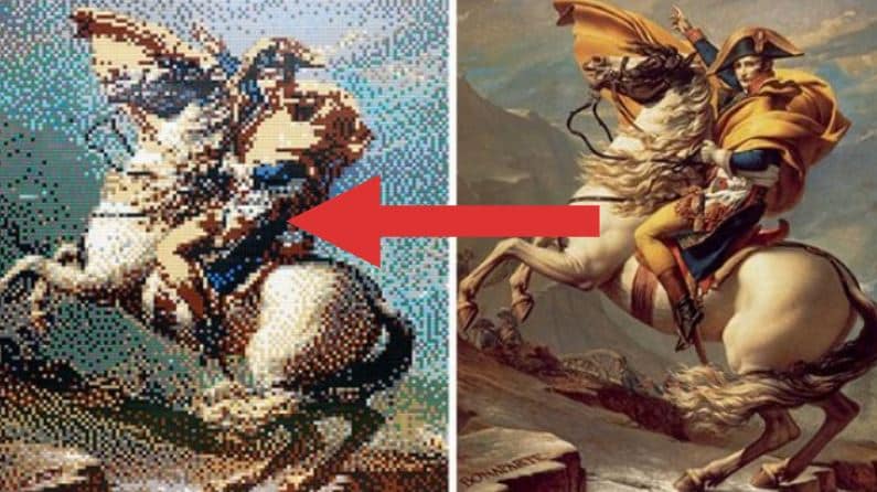 oeuvres art en lego tableaux celebres