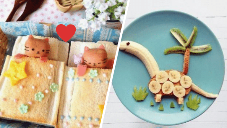 petit déjeuner enfants ludique idée