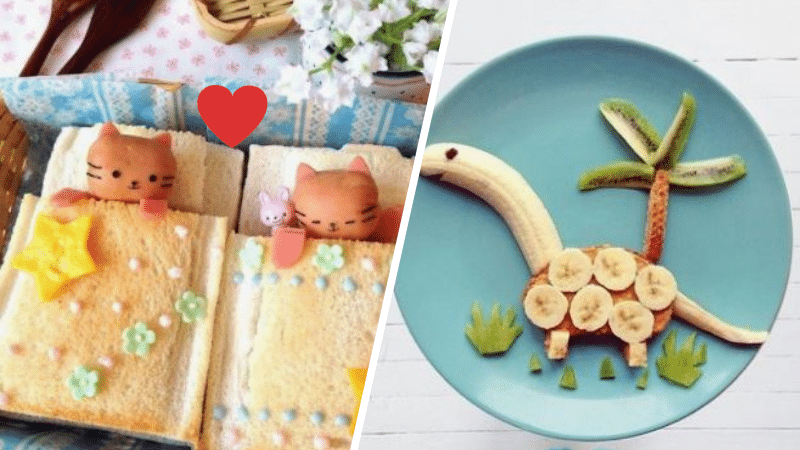 petit déjeuner enfants ludique idée