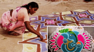 kolams rangolis inde maison seuil entrée indien mandalas