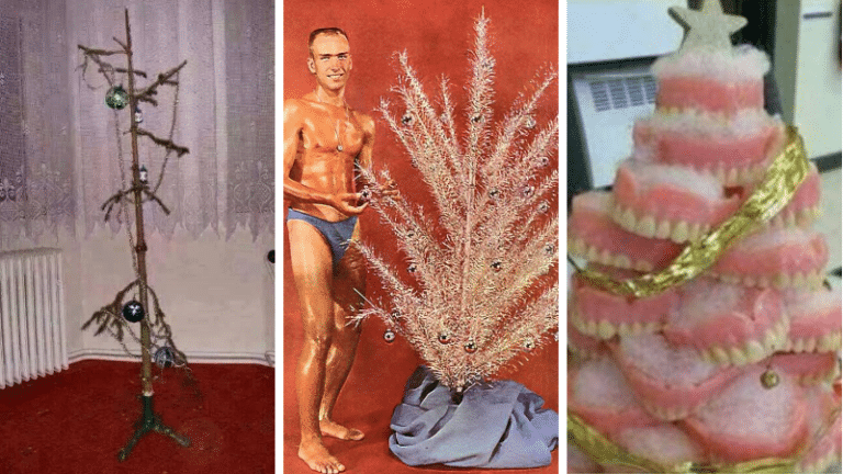 les pires sapins de noël hideux tristes moches affreux
