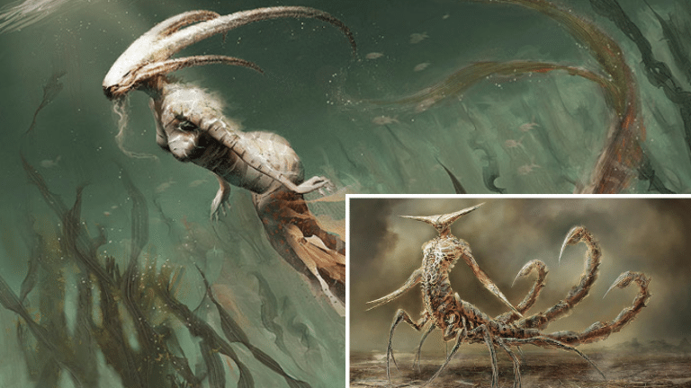 signe zodiac astrologique monstre hybride sombre