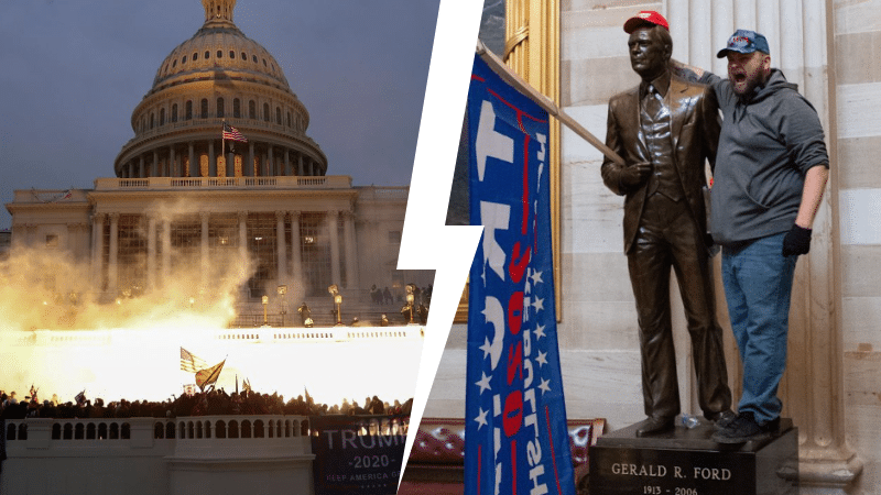 capitole assaut trump émeute Washington congrès parlement Etats-Unis