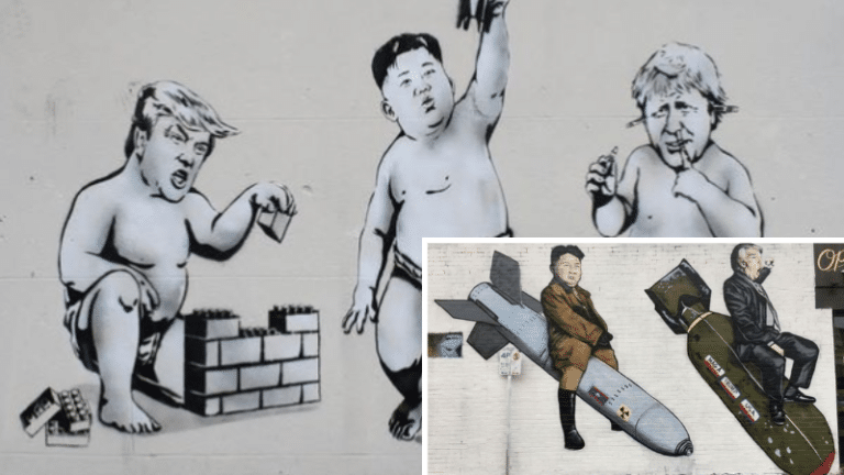 street art Donald Trump