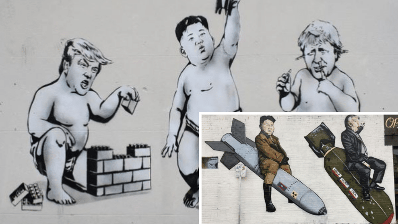 street art Donald Trump