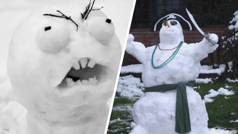 bonhommes de neige faire famille originales meilleurs