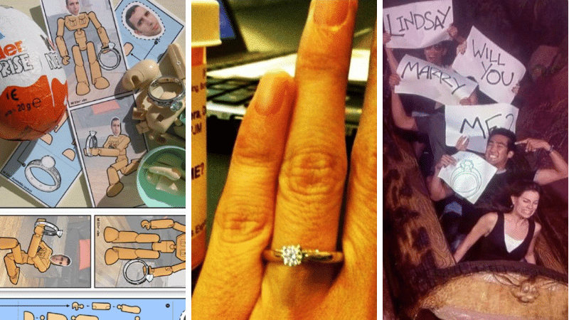 les meilleures demandes en mariage originales