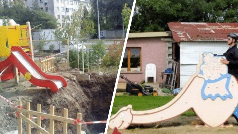 designs loupés aires jeux enfants foireux obsédés