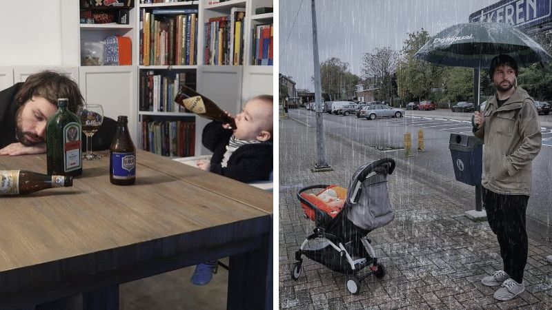 le pire papa du monde univers création père confinement