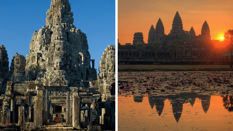 temples Angkor vat wat vestiges ruines