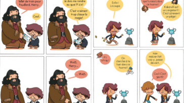 bandes dessinées Harry Potter sorcier comic strips Bloody Harry Poudlard
