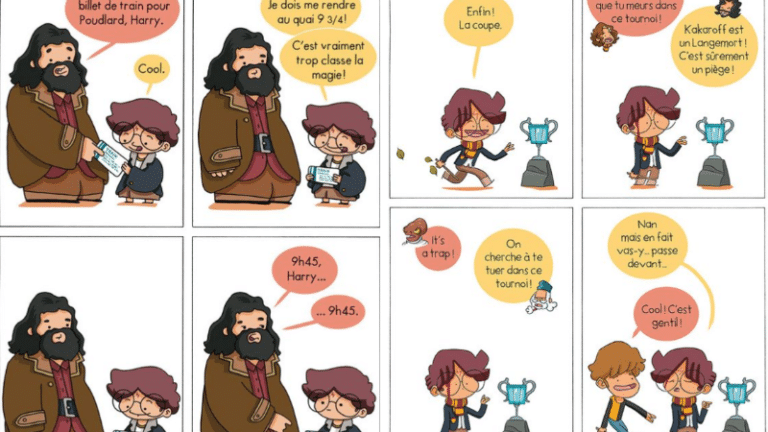 bandes dessinées Harry Potter sorcier comic strips Bloody Harry Poudlard