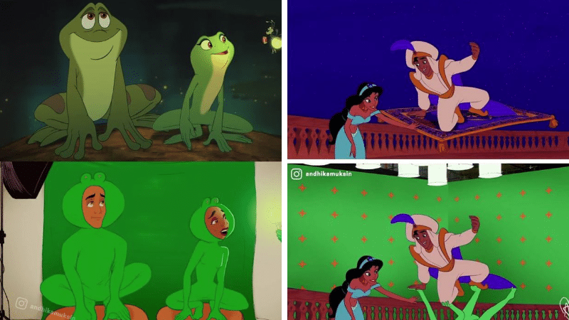 envers décors Disney photo tournage films Disney