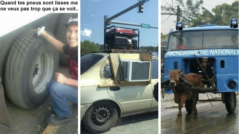 système D DIY réparations garage voitures auto conducteurs insolites déjantées