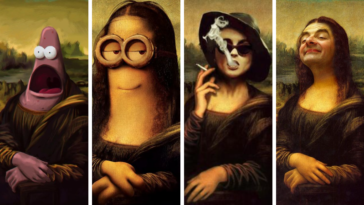Joconde la versions revisitées déjantés sourire Mona Lisa