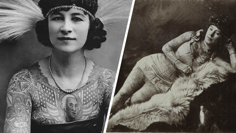 histoire femmes tatouées tatouages photos vintages