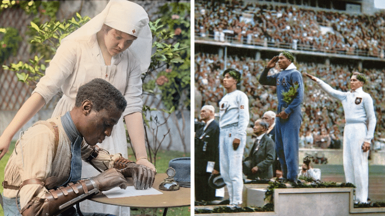 photos historiques recolorées