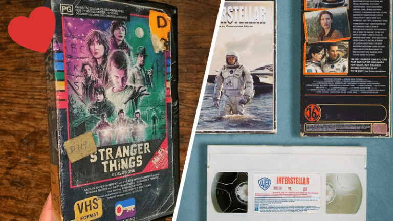 VHS films récents vidéos cassettes nostalgie