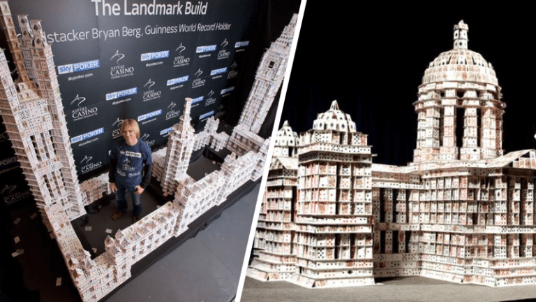 châteaux de cartes construction bryan berg art