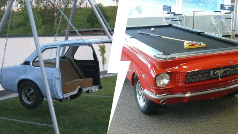 voiture recycler réutilisée véhicule diy