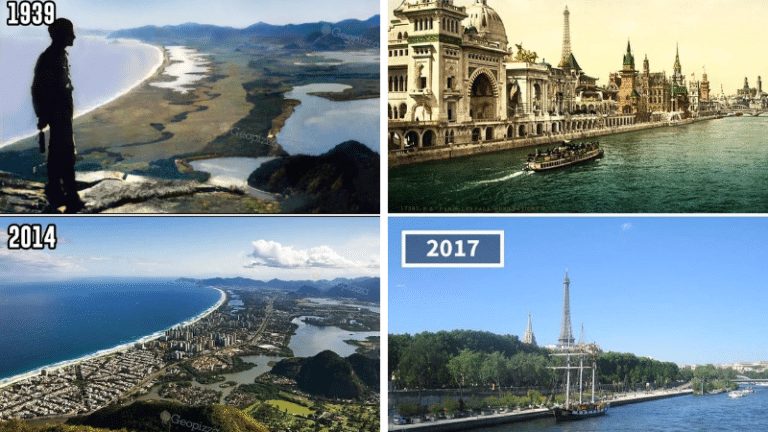 photos avant/après change monde vite modifications paysage