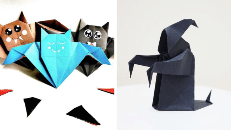 origamis halloween difficiles faciles débutants experts