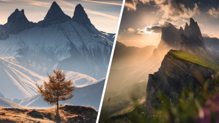 Alpes montagnes photos magnifiques