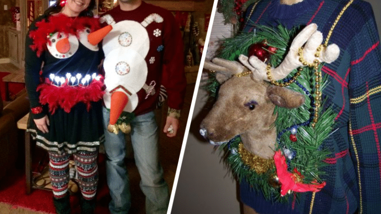 pulls moches Noël ugly Christmas sweaters