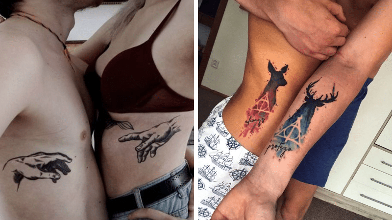 tatouages couples amour