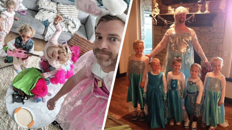 papas fille princesses déguisement