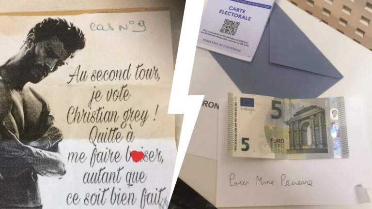 bulletins fantaisistes election présidentielle vote second tour