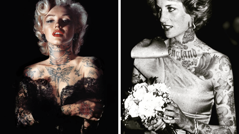 stars célébrités recouvertes recouverts tatouages tatous