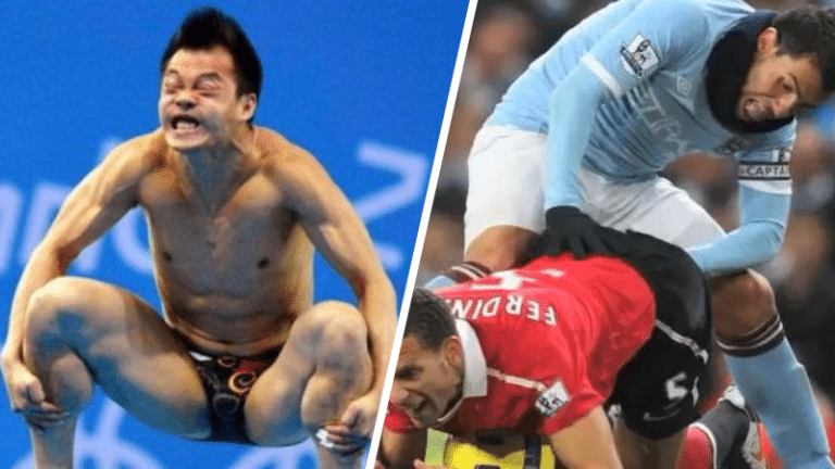 moments sportifs hilarants grimaces athlètes pris sur le vif arrête sur image